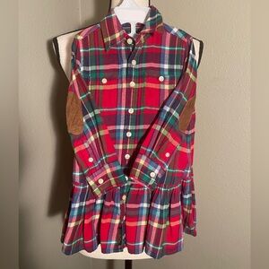 Toddler plaid swing dress
